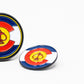 Pop Out Medallion Ball Marker - Colorado