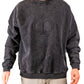 Embossed Spade Crewneck - Washed Charcoal