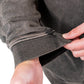 Embossed Spade Crewneck - Washed Iron