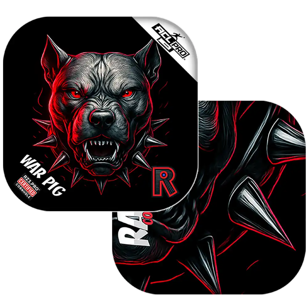 War Pig | Pitbull Black Series | ACL PRO Razor Cornhole Bags