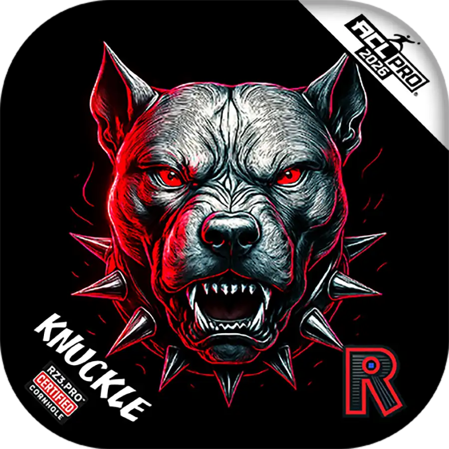 Knuckle | Pitbull Black Series | ACL PRO Razor Cornhole Bags