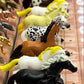 Horse Race Party Game – Brown Striped Track Edition