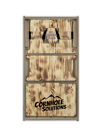 Pro Cornhole Solutions Boards - Burnt CS Triangle Design