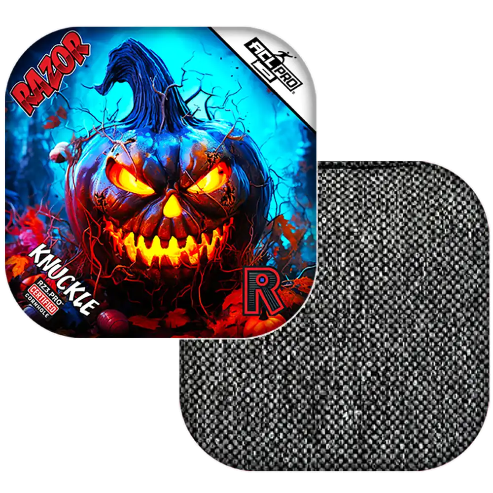 Knuckle | Pumpkin 1 | ACL PRO Razor Cornhole Bags