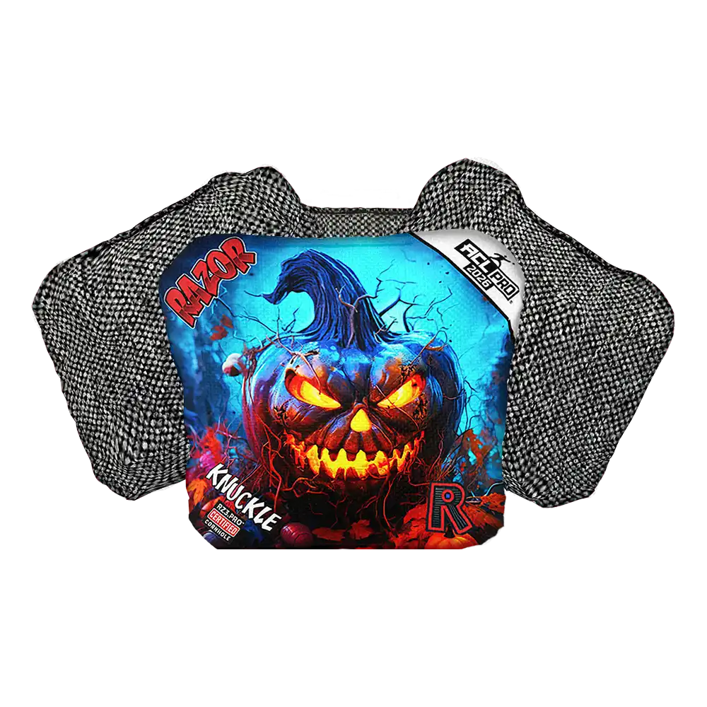 Knuckle | Pumpkin 1 | ACL PRO Razor Cornhole Bags