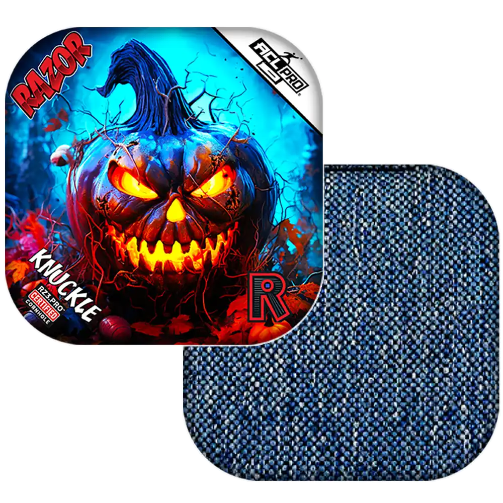 Knuckle | Pumpkin 1 | ACL PRO Razor Cornhole Bags