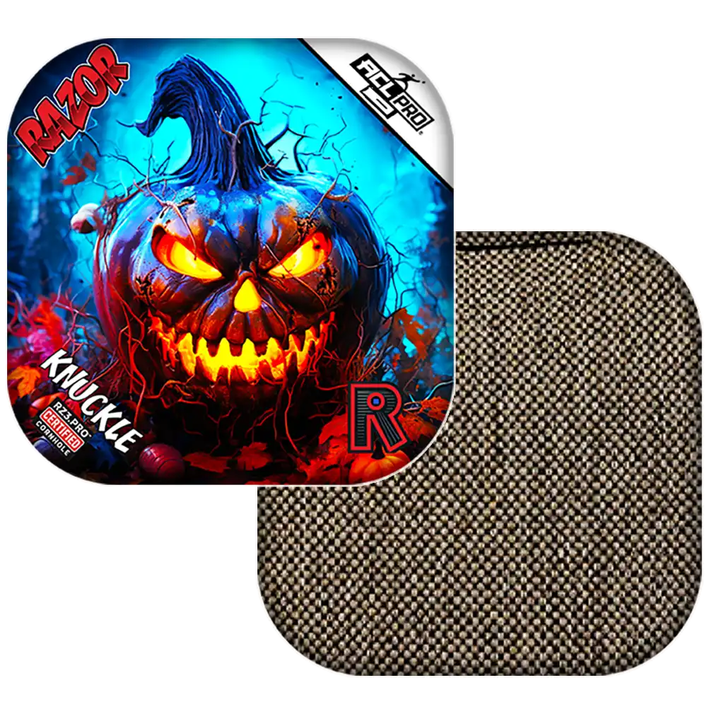 Knuckle | Pumpkin 1 | ACL PRO Razor Cornhole Bags
