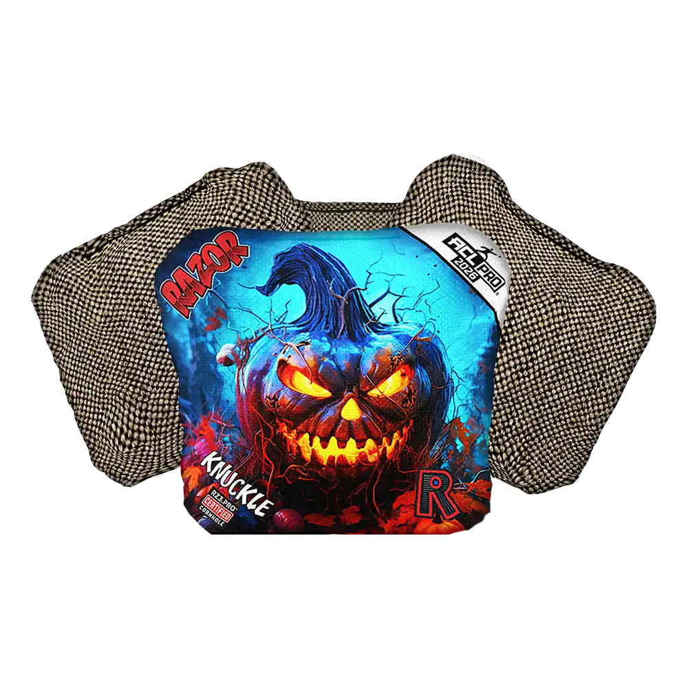 Knuckle | Pumpkin 1 | ACL PRO Razor Cornhole Bags