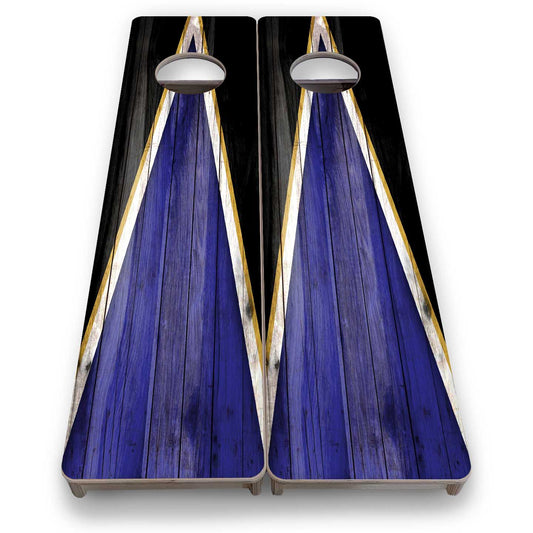 Training Skinny Boards - Sports Theme - Purple & Black