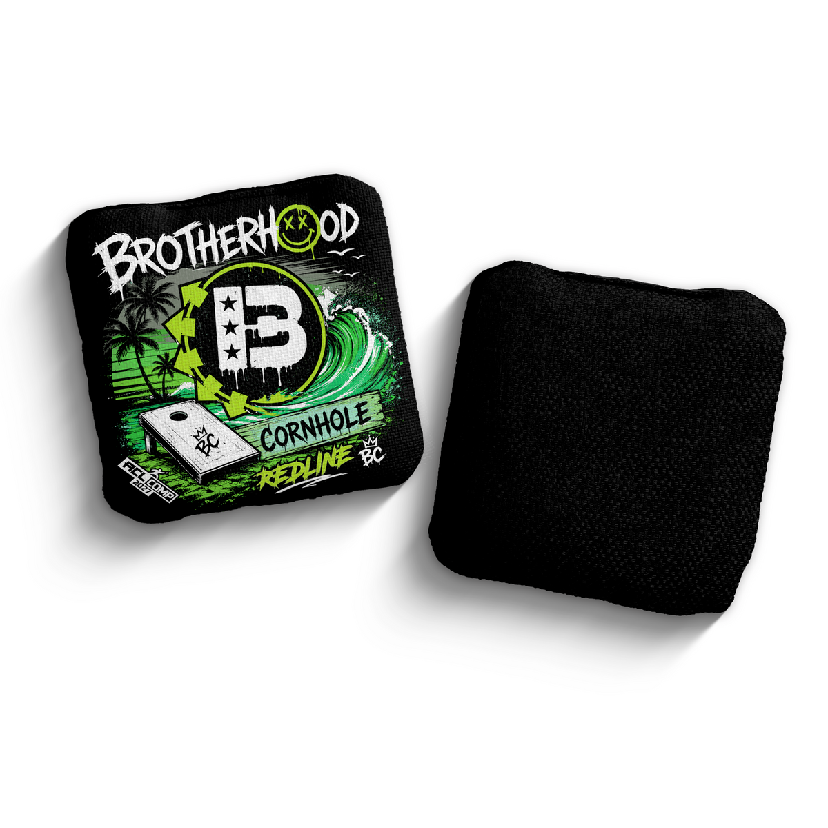 2027 Brotherhood Cornhole Redline Beach Punk Edition ACL Comp Stamped Cornhole Bags
