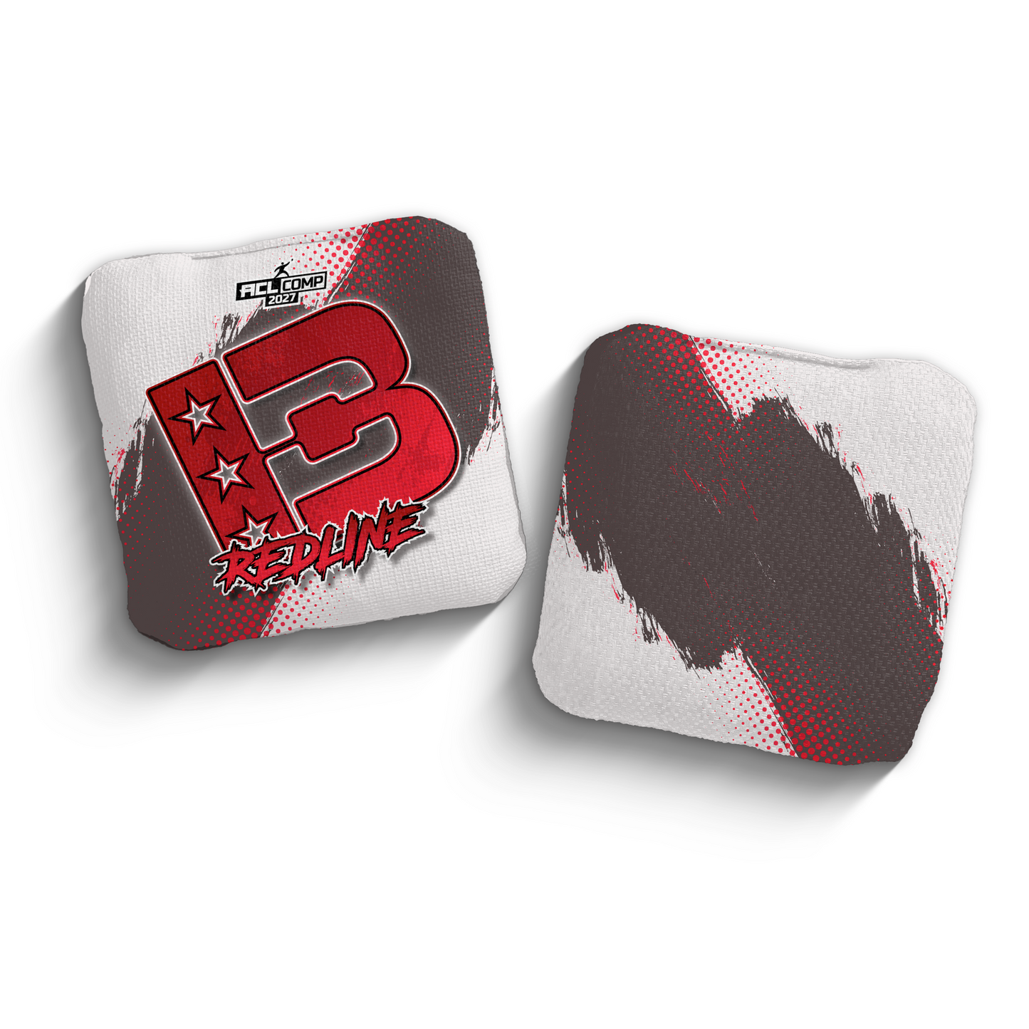 2027 Brotherhood Cornhole Redline Grunge Gradient Edition ACL Comp Stamped Cornhole Bags