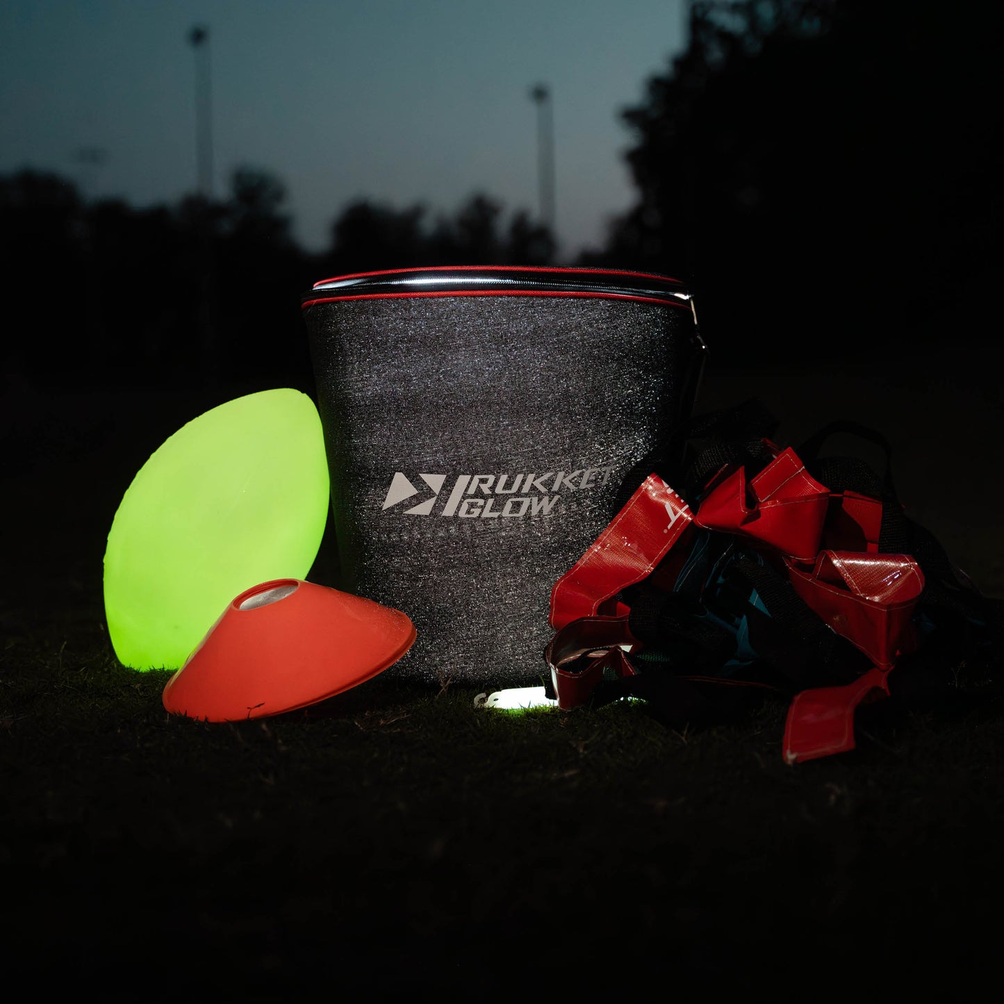 Rukket Glow-in-the-Dark Flag Football Set with Quick Charger