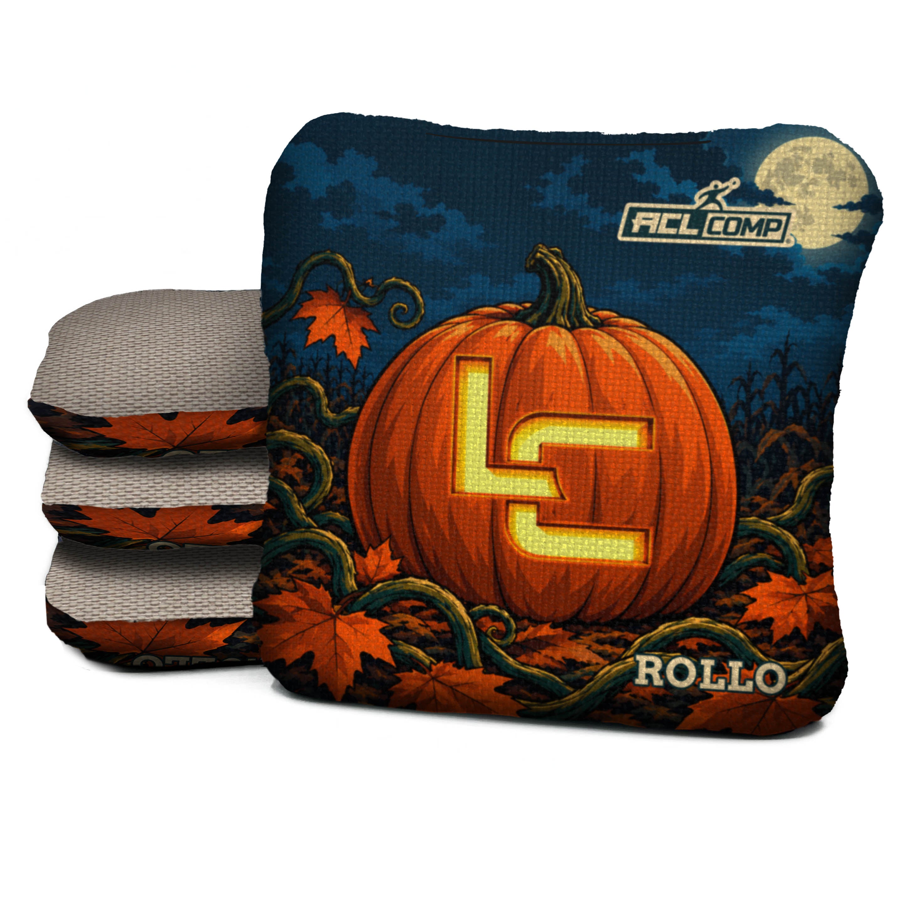 Carved LC - Halloween Cornhole Bags - Multiple Bag Series - Set of