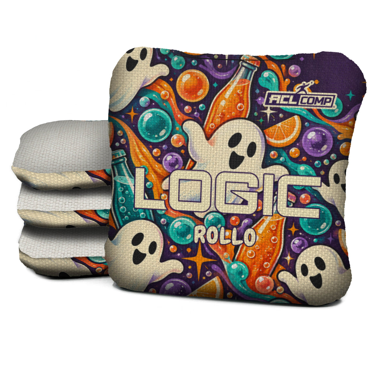 Ghost Soda Club Cornhole Bags - Multiple Series - Set of 4
