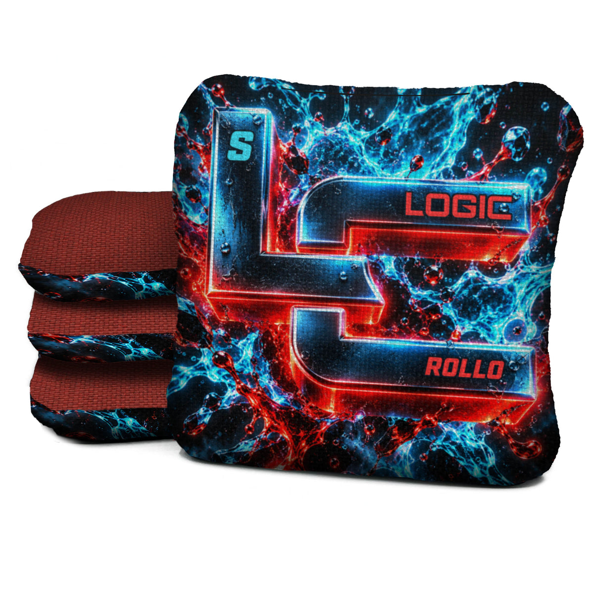 Chrome Splash - Cornhole Bags - Multiple Series - Set of 4