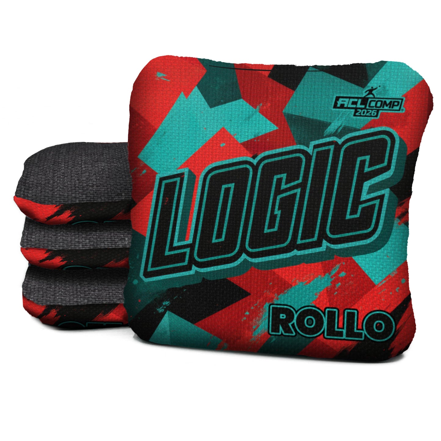 Angle Splat - Teal Red - ACL PRO 2026 BAGS - MULTIPLE BAG SERIES - Set of 4 bags