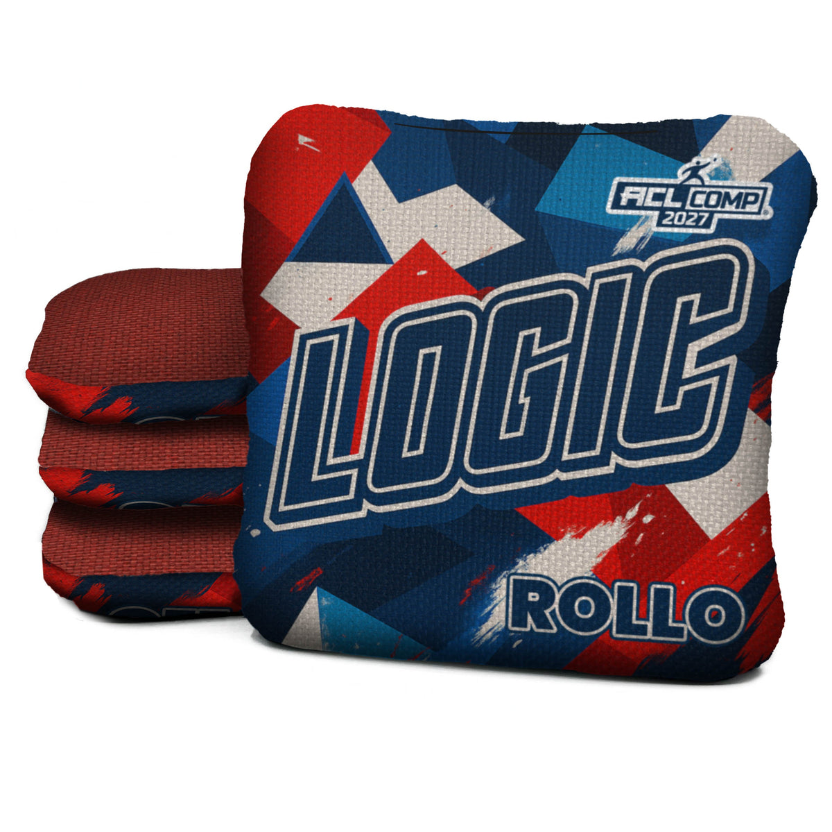 Angle Splat - Red White Blue - ACL PRO 2027 BAGS - MULTIPLE BAG SERIES - Set of 4 bags