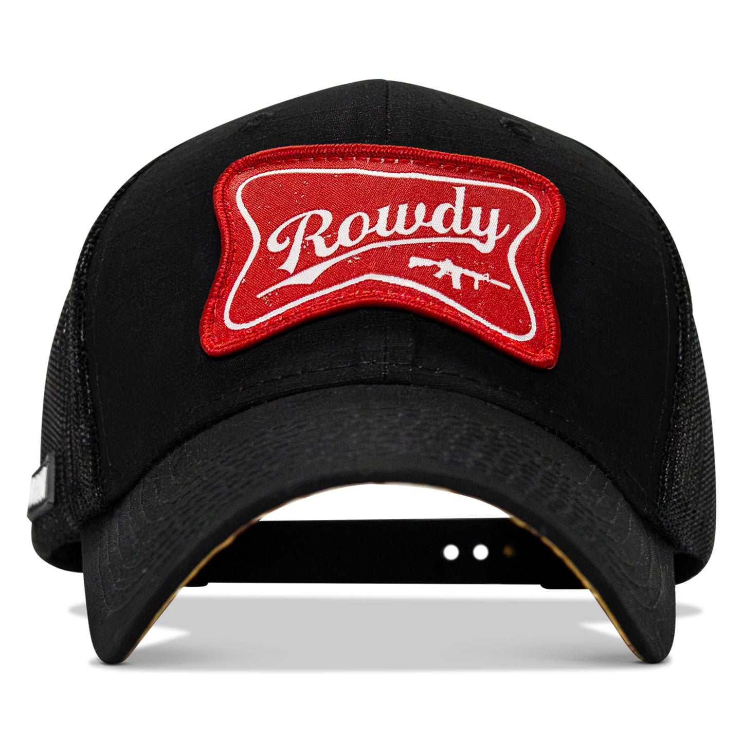 Rowdy Beer Logo Patch Original Ripstop Snapback Hat