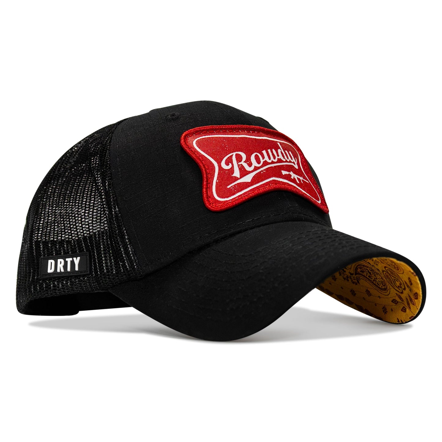 Rowdy Beer Logo Patch Original Ripstop Snapback Hat