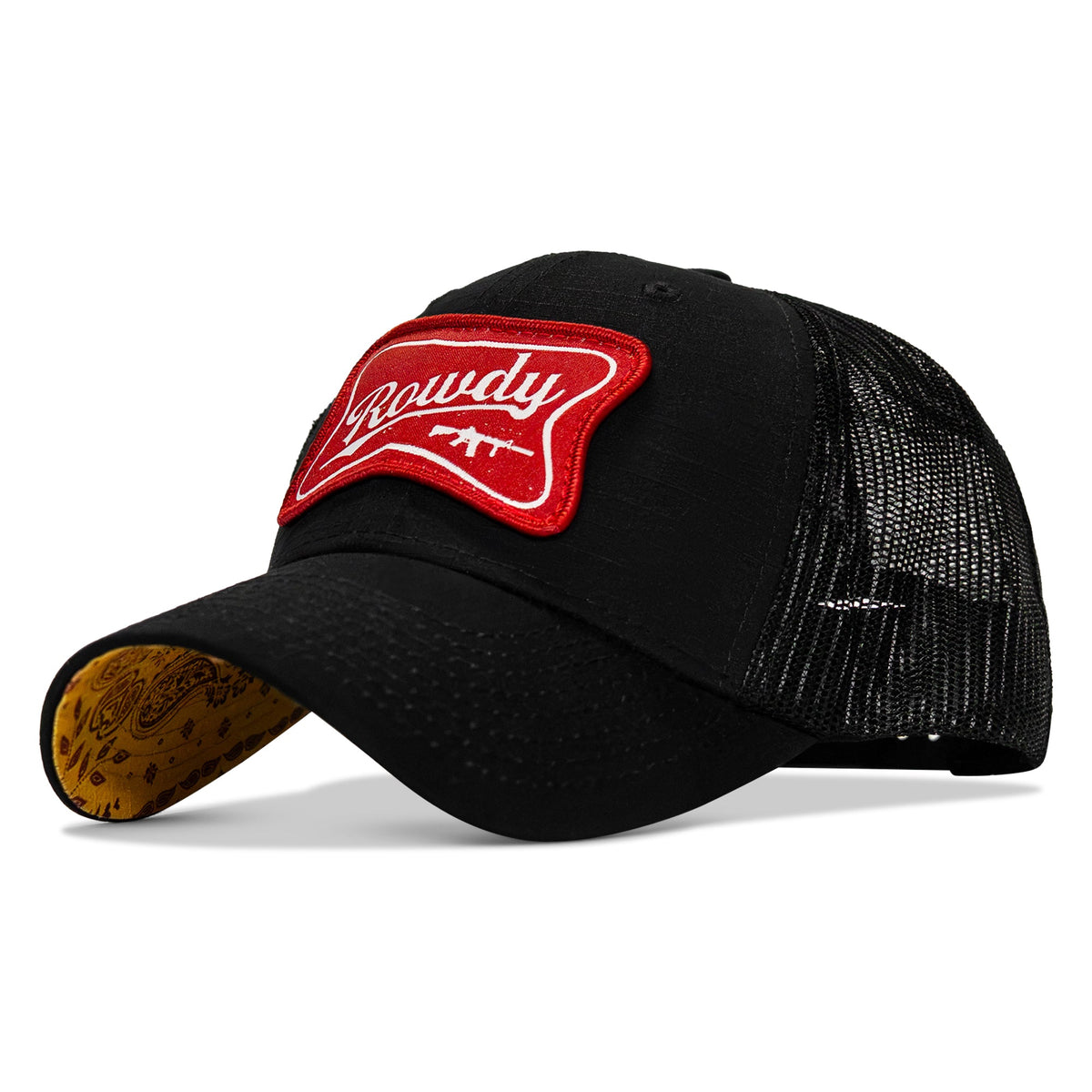 Rowdy Beer Logo Patch Original Ripstop Snapback Hat