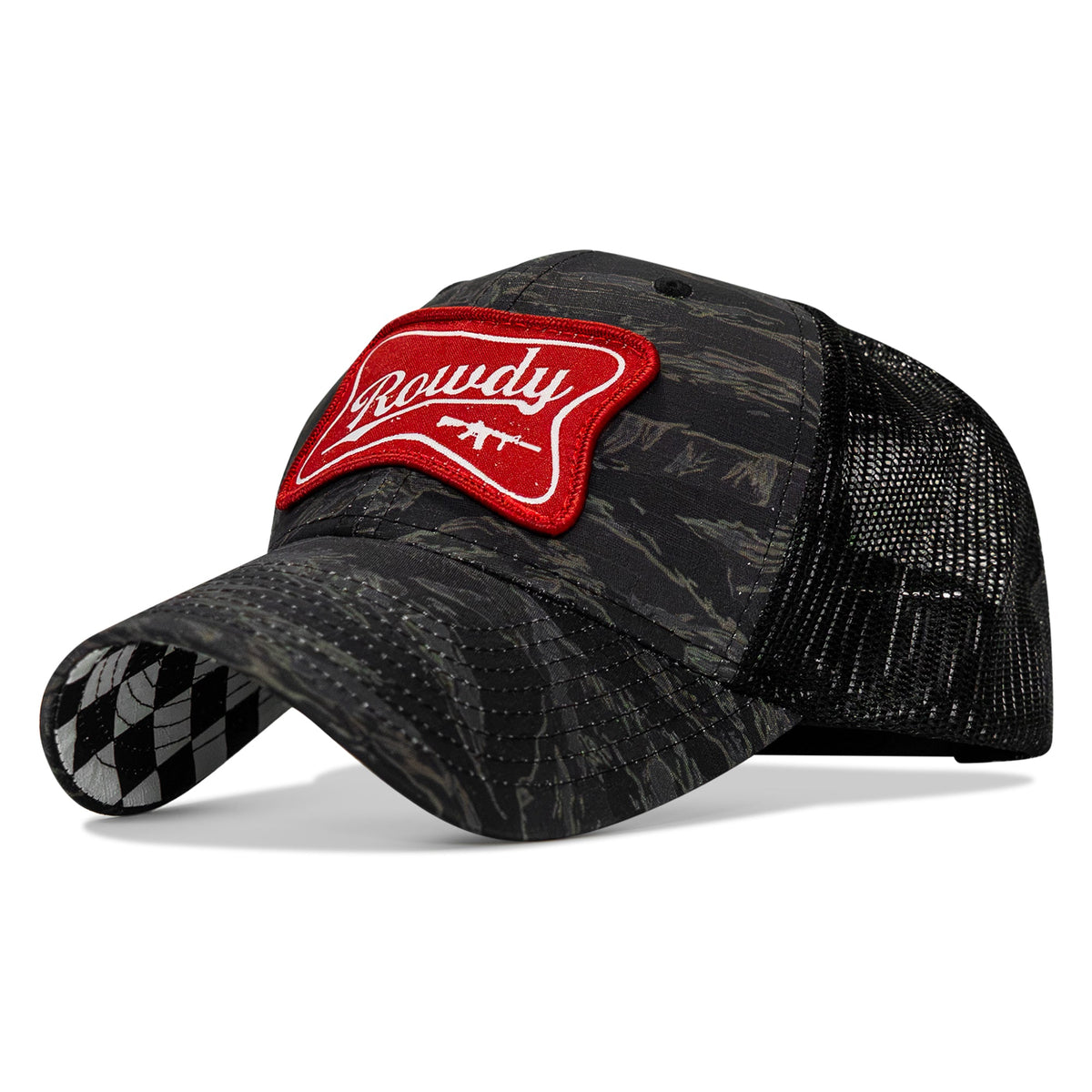 Rowdy Beer Logo Patch Original Ripstop Snapback Hat