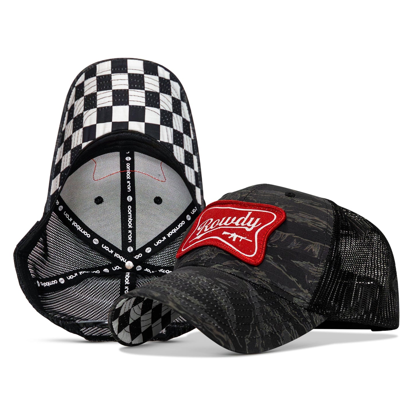 Rowdy Beer Logo Patch Original Ripstop Snapback Hat