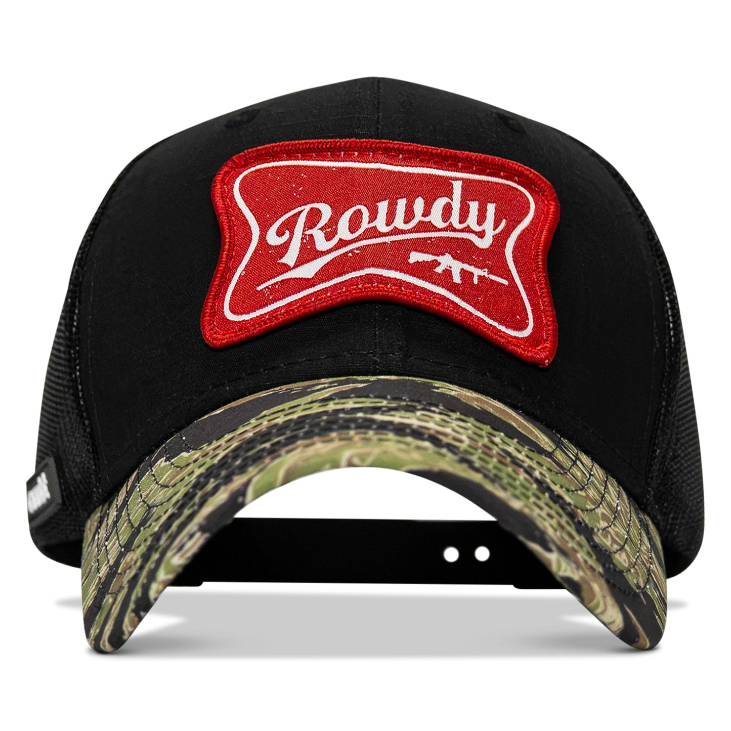 Rowdy Beer Logo Patch Original Ripstop Snapback Hat