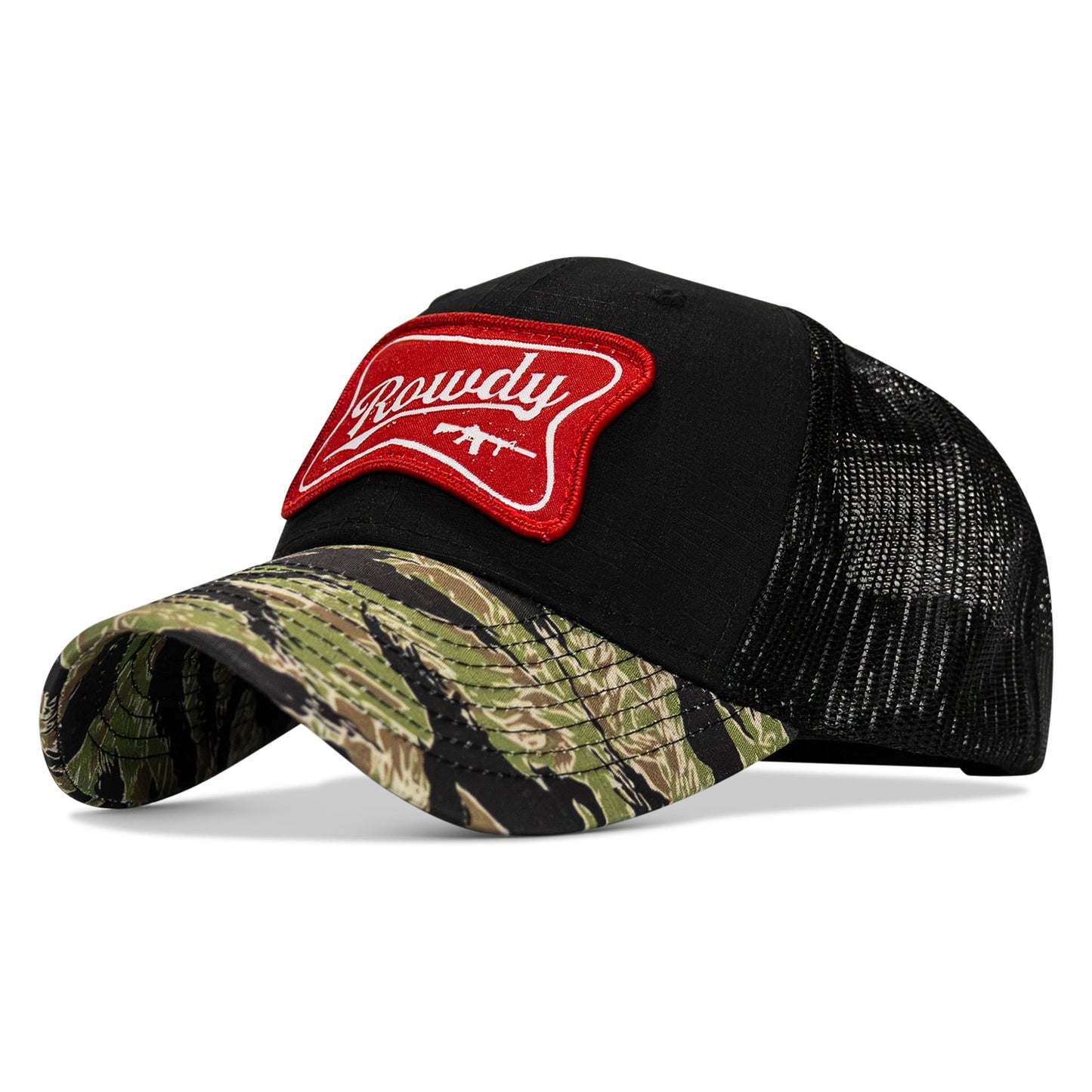 Rowdy Beer Logo Patch Original Ripstop Snapback Hat