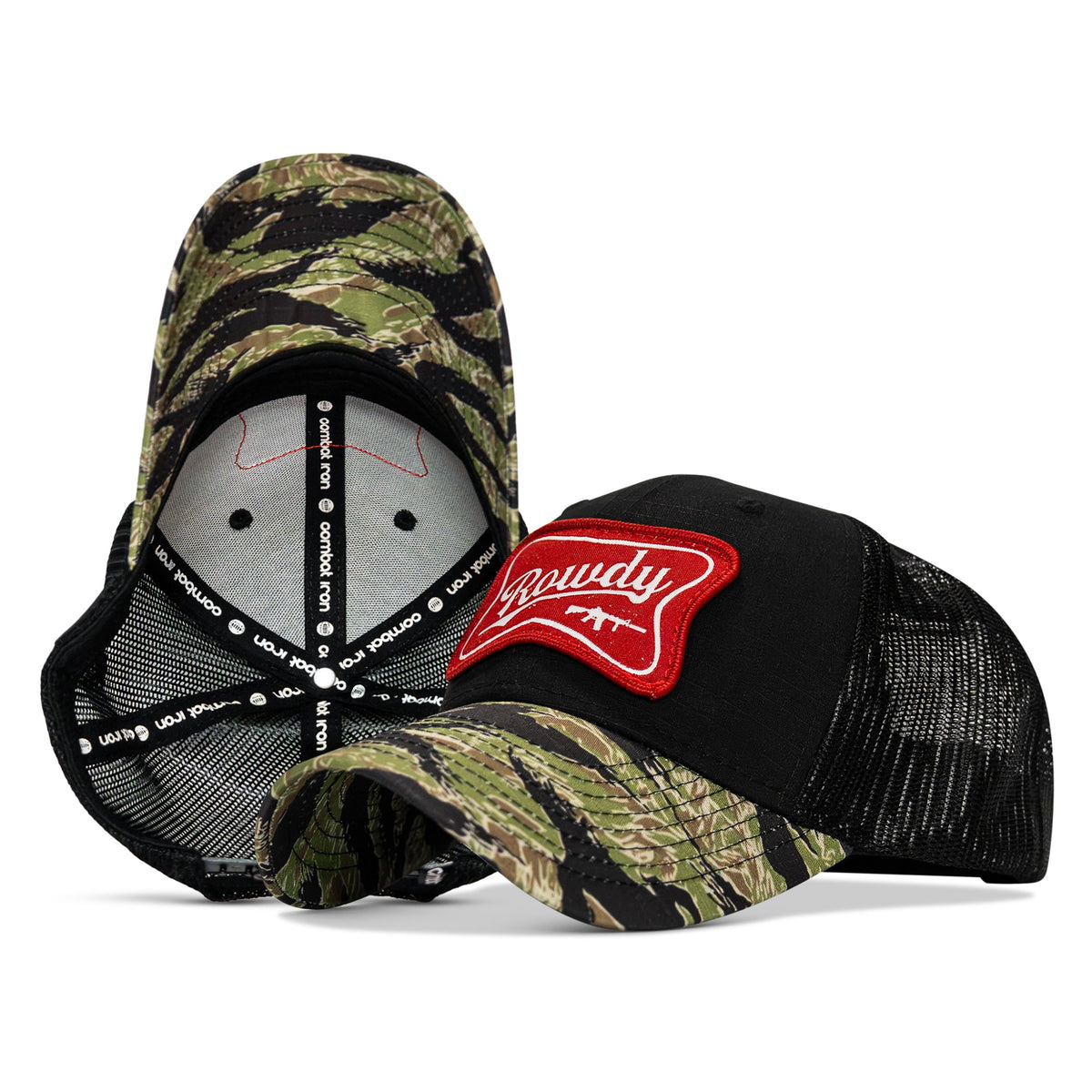 Rowdy Beer Logo Patch Original Ripstop Snapback Hat