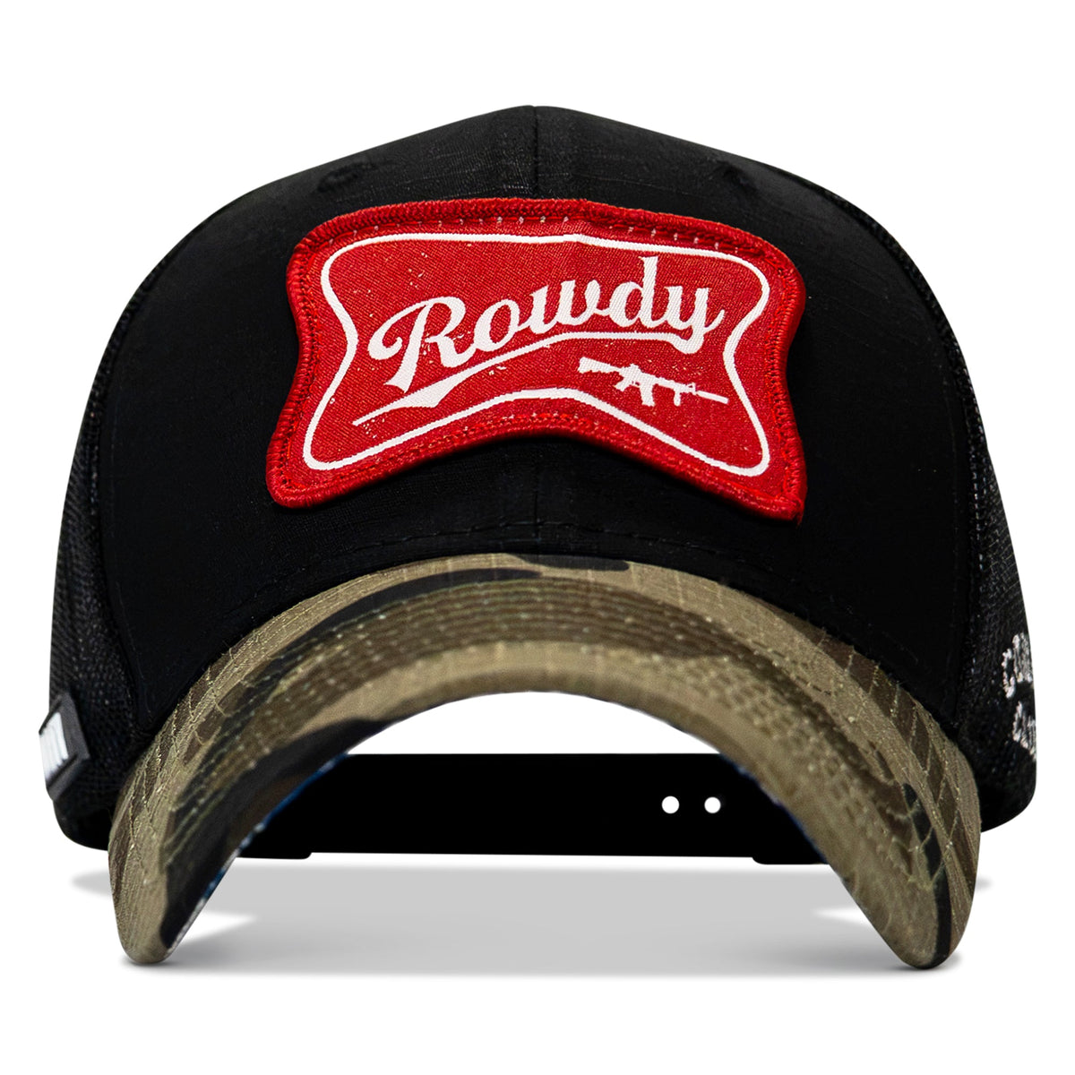 Rowdy Beer Logo Patch Original Ripstop Snapback Hat