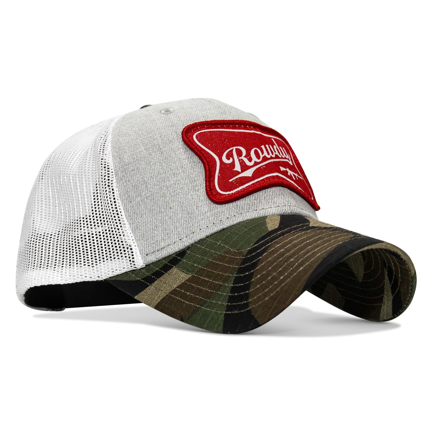 Rowdy Beer Logo Patch Original Ripstop Snapback Hat
