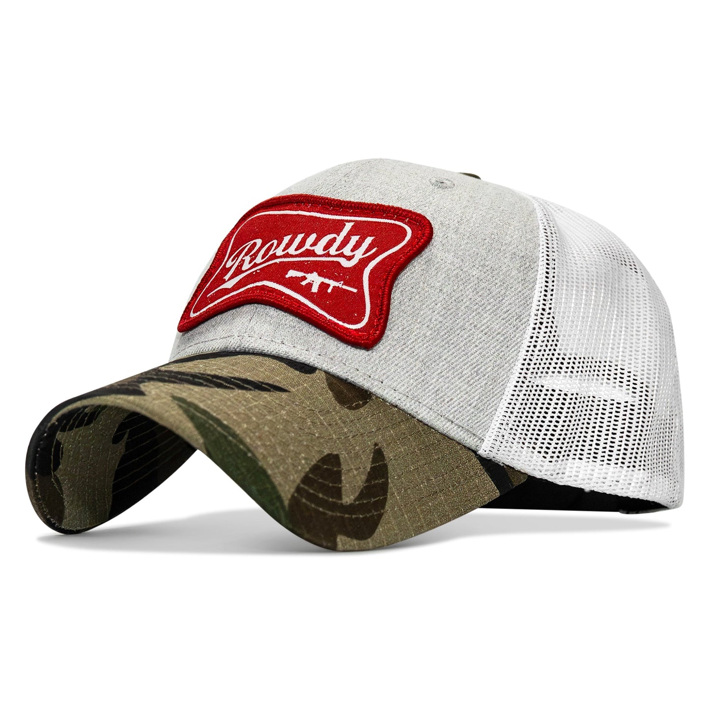 Rowdy Beer Logo Patch Original Ripstop Snapback Hat
