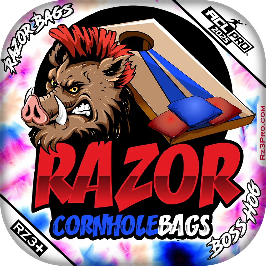 Boss Hog | Razor Tie Dye | ACL PRO Razor Cornhole Bags
