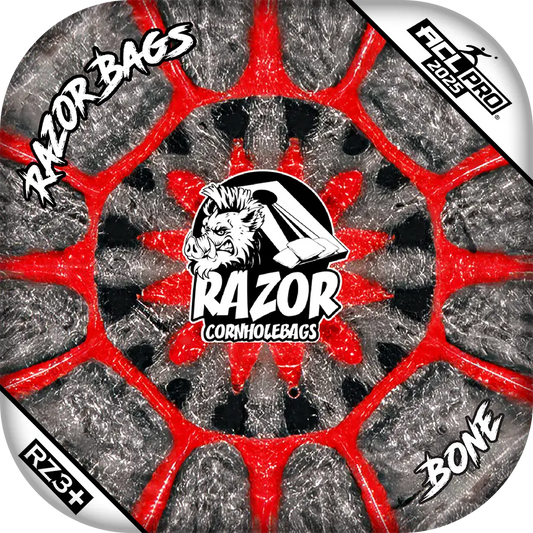 Bone | Web | ACL PRO Cornhole Bags by Razor Bags (Razor Cornhole)
