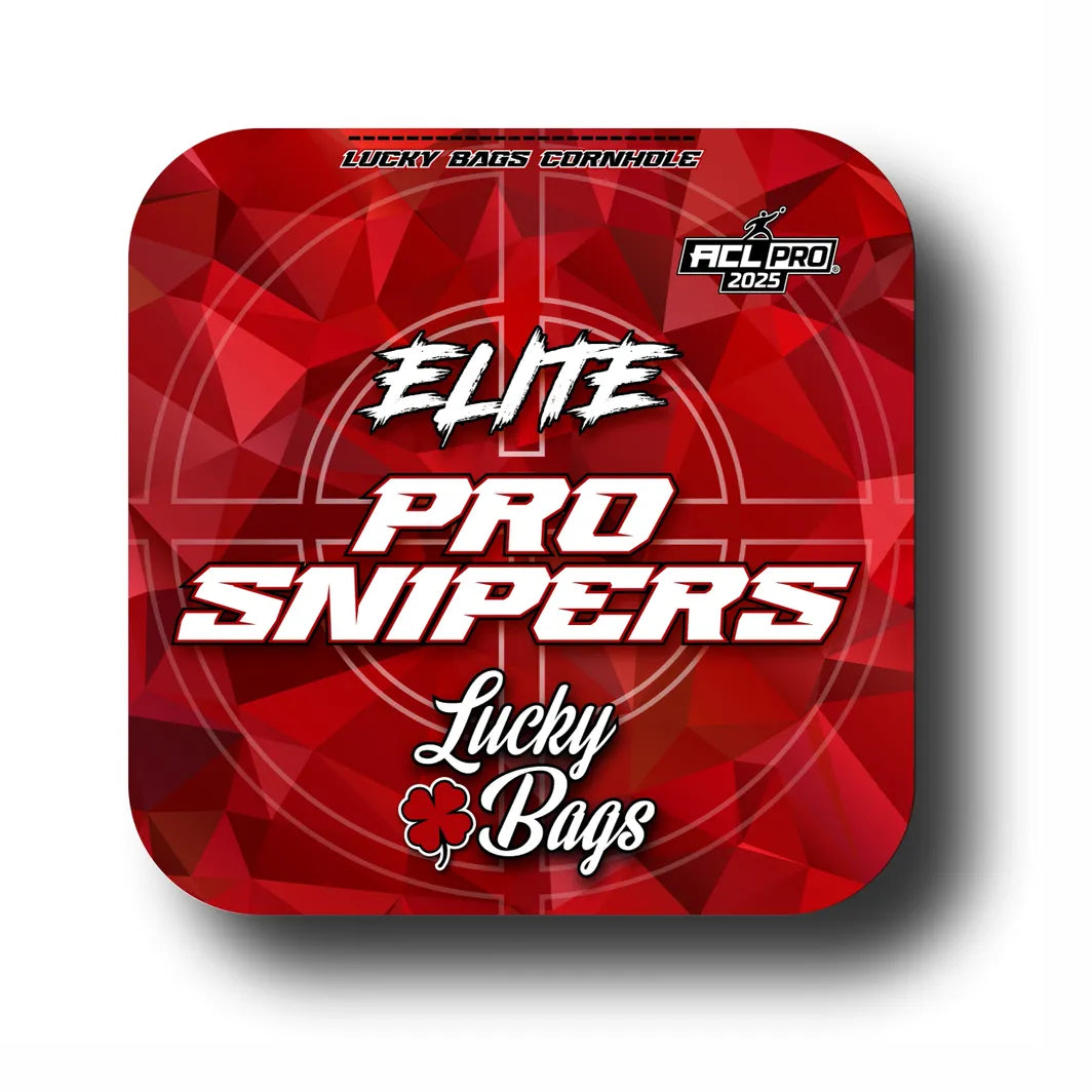 Lucky Bags Cornhole - Pro Sniper Elite Ruby Red