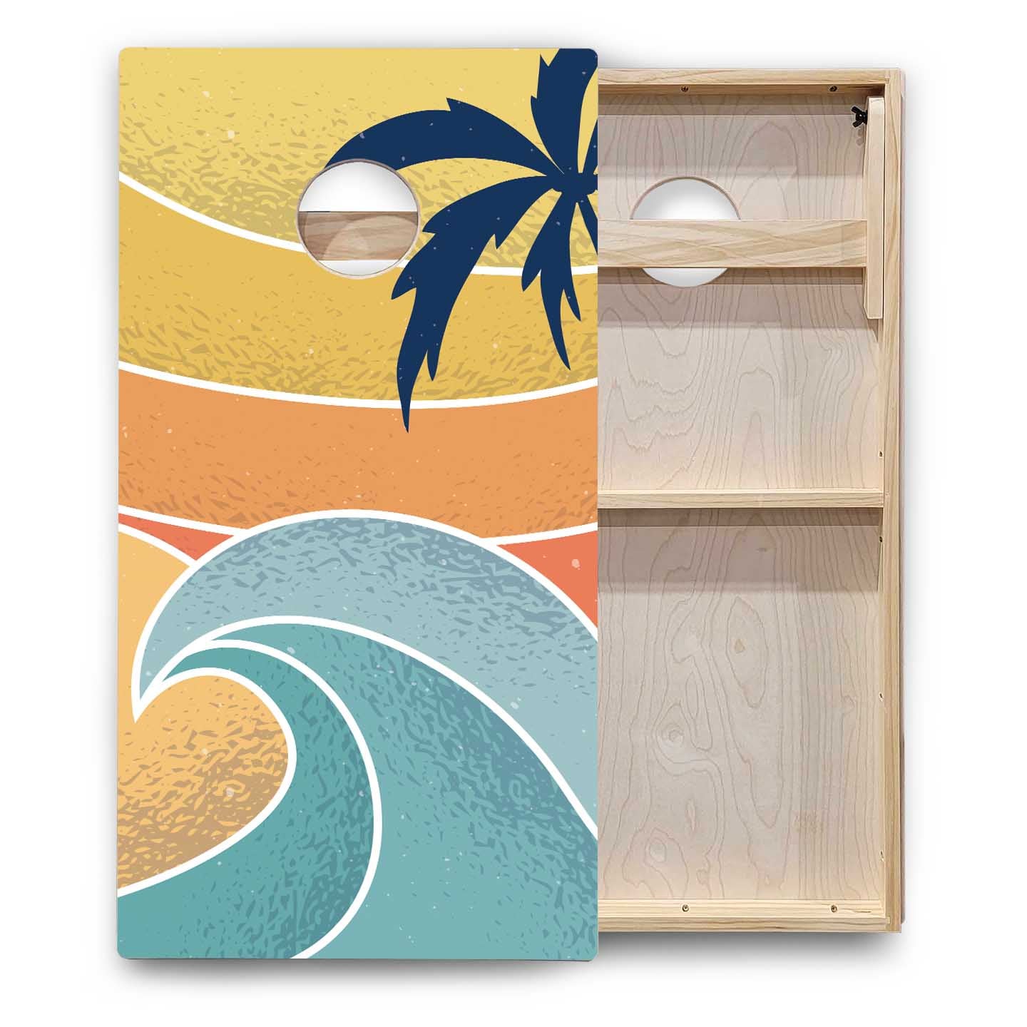 Beach & Mountain Cornhole Boards - Backyard Series