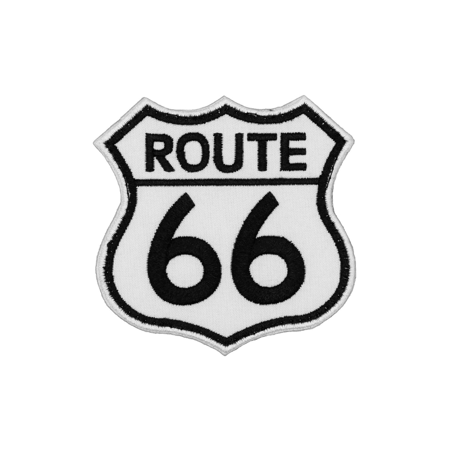 "Route 66" Embroidered Velcro Patch