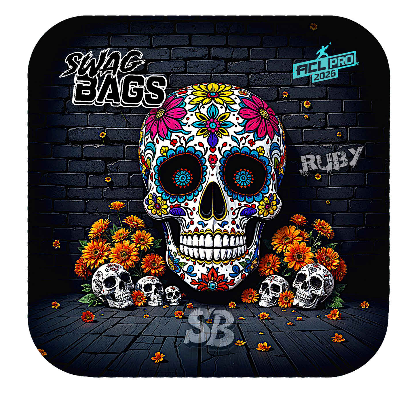 Sugar Skull - RUBY