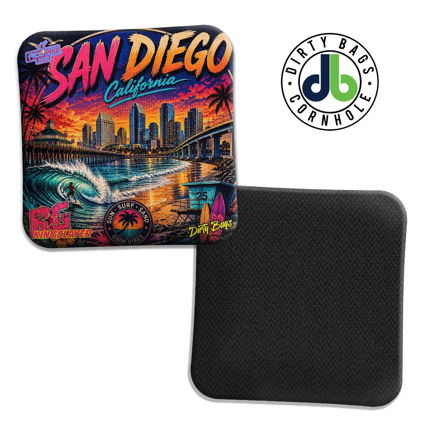 BG Cornhole Bags - Kingslayer - San Diego Vibes