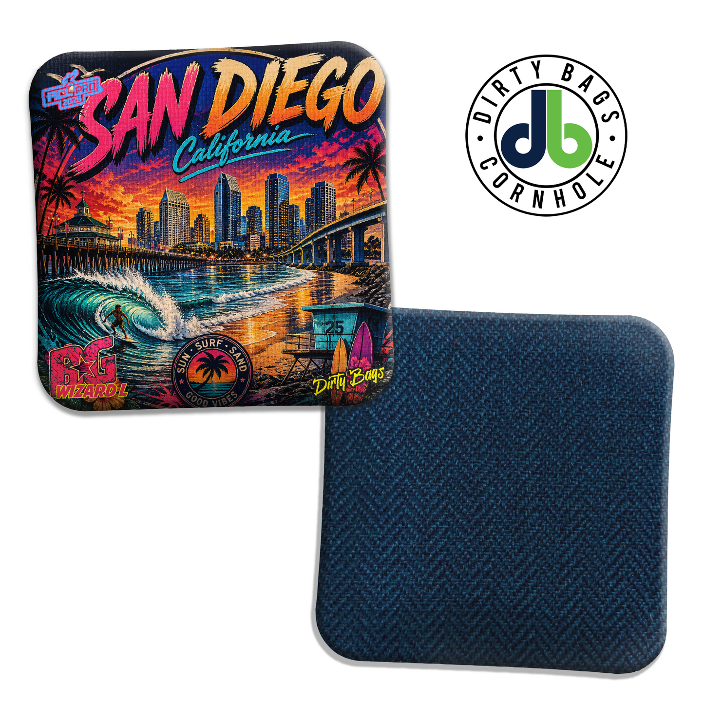 BG Cornhole - Wizard, Wizard L, Sorcerer - San Diego Vibes