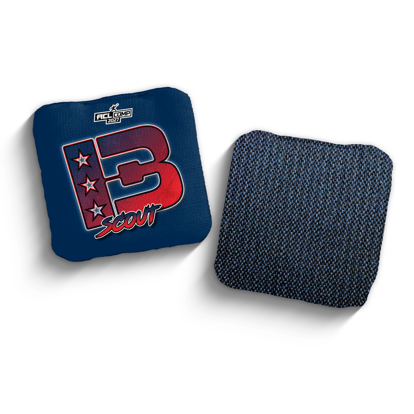 2027 Brotherhood Cornhole Scout Broadcast Edition ACL Comp Stamped Cornhole Bags