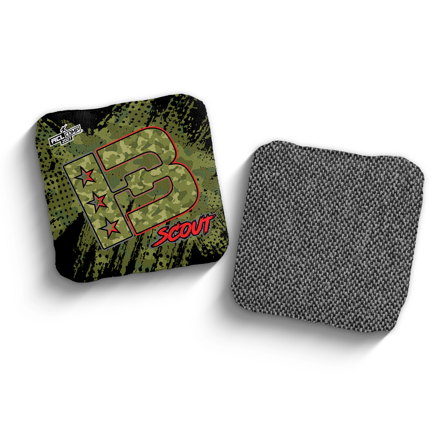 2027 Brotherhood Cornhole Scout Camo Edition ACL Comp Stamped Cornhole Bags