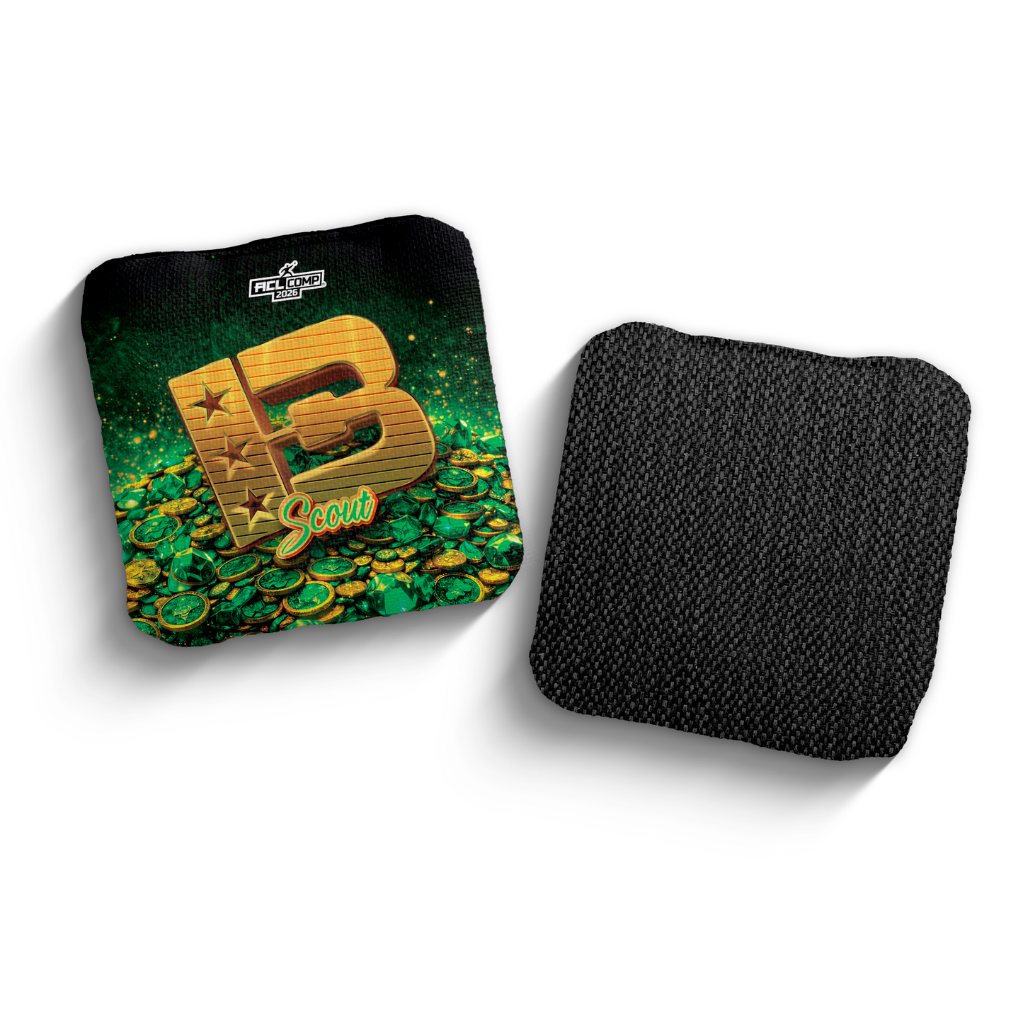2026 Brotherhood Cornhole Scout Pot of Gold Edition ACL Comp Stamped Cornhole Bags