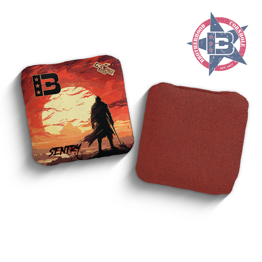 2025 Brotherhood Cornhole Sentry Apocalypse Edition ACL Pro Stamped Cornhole Bags