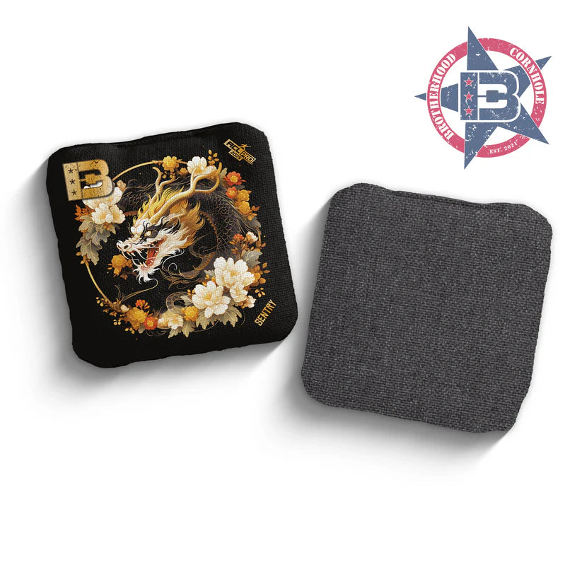 Brotherhood Cornhole Bags - Sentry - Black Dragon