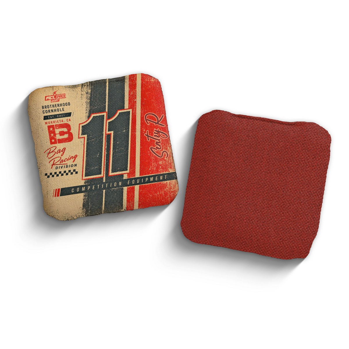2027 Brotherhood Cornhole Sentry Pole Position Edition ACL Pro Stamped Cornhole Bags