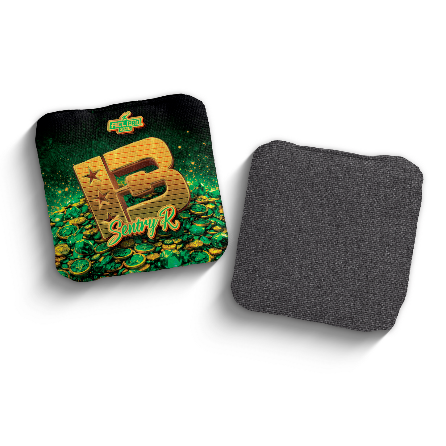 2026 Brotherhood Cornhole Sentry Pot of Gold Edition ACL Pro Stamped Cornhole Bags