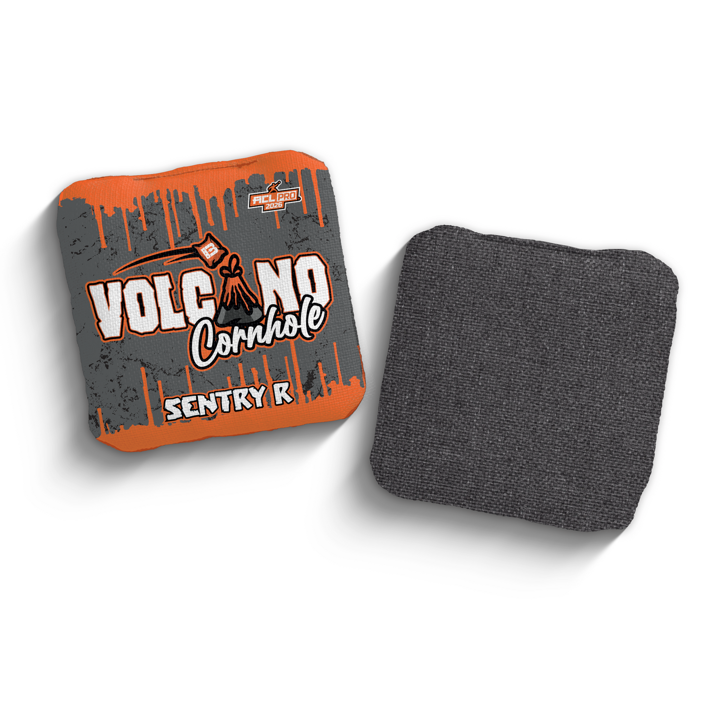 2026 Brotherhood Cornhole Sentry Volcano Cornhole Collaboration ACL Pro Stamped Cornhole Bags