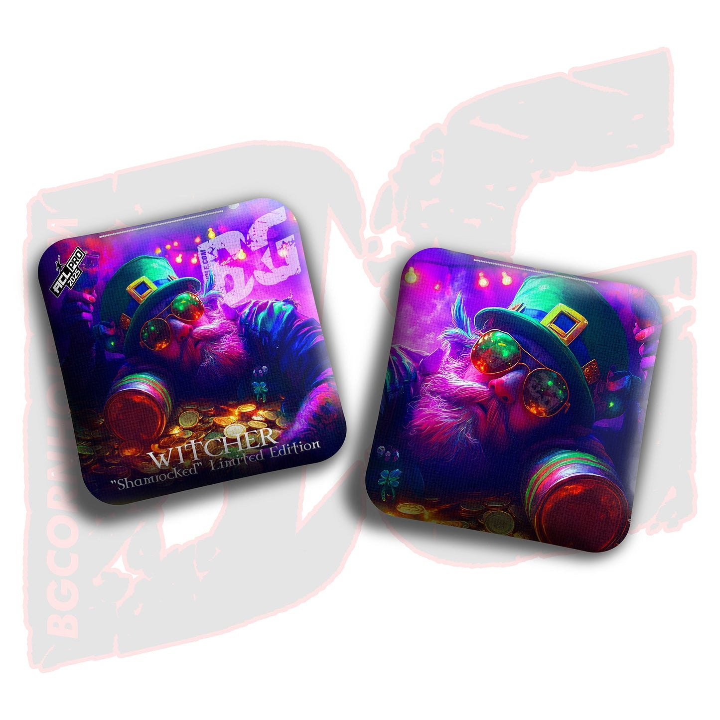 2025 Multiple Bag Models "Shamrocked" - ACL Pro Stamped Cornhole Bags - SET OF 4 BAGS