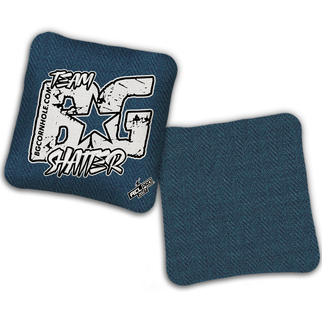 2027 BG SHATTER “ESPN THROWBACK COLORMATCH" - ACL Pro Stamped Cornhole Bags - SET OF 4 BAGS